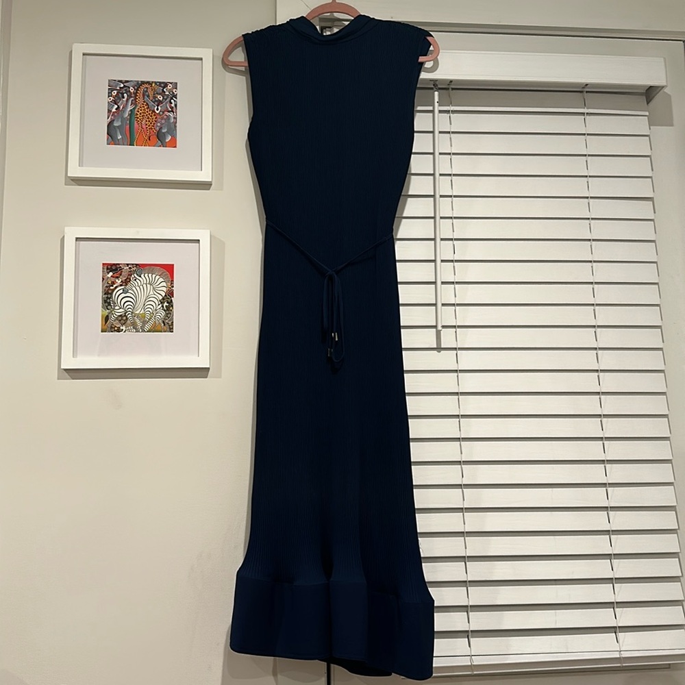 Milly Melina Solid Pleated Dress